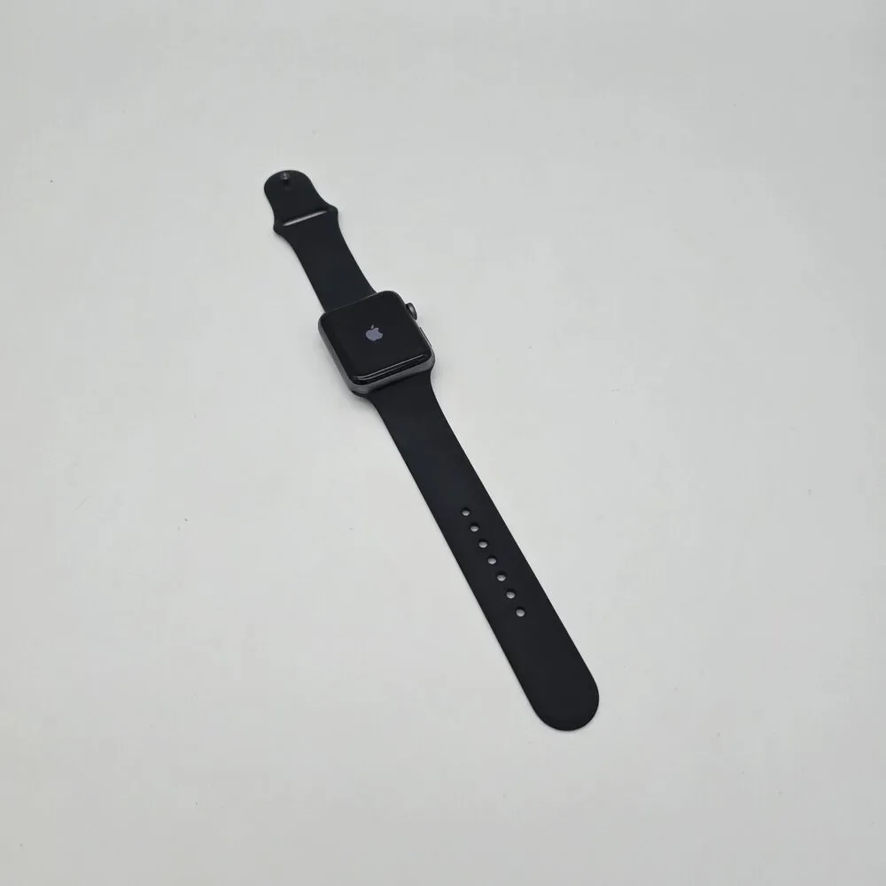 Apple Watch Series 3 - 42mm GPS, Aluminum Black Sport Band **(PROBABLY LOCKED)